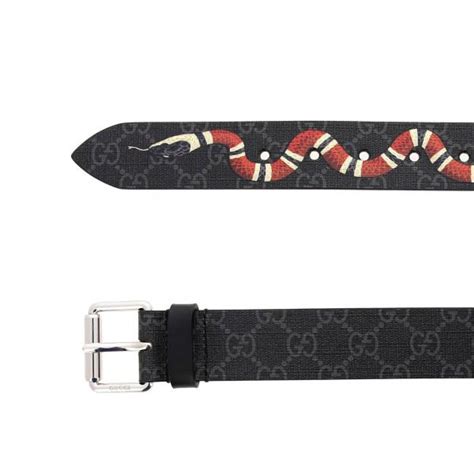 cintura gucci stampa serpente|Cinture da uomo Gucci .